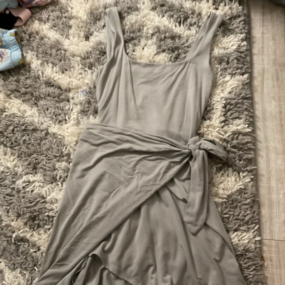 Saturn mini dress color taupe - Picture 2 of 2